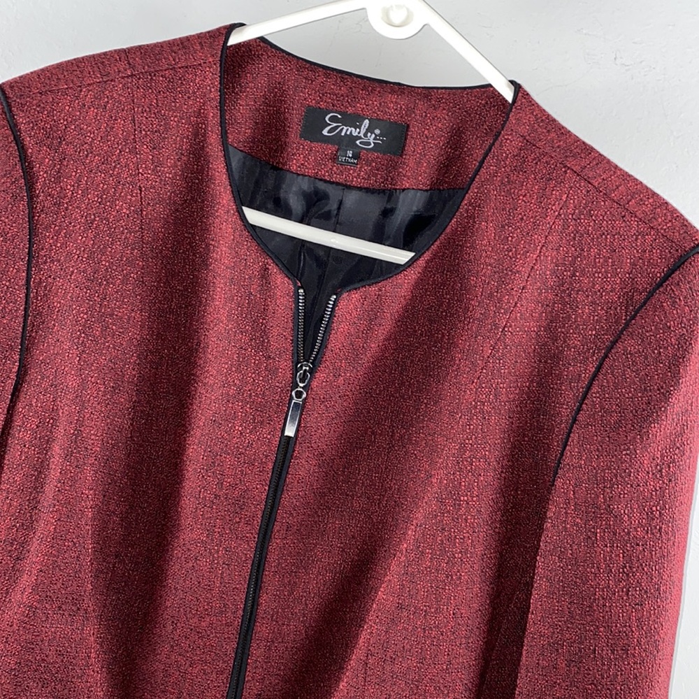 Emily zip front blazer jacket - Picture 2 of 4
